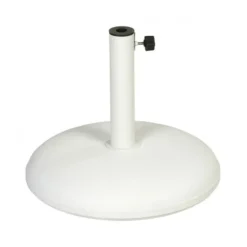 Fri Form Sun Protection*parasol base, concrete, Ø49 cm White
