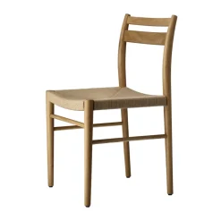 1898 Chairs*Fridhem dining chair, Papercord-laquered oak Beige