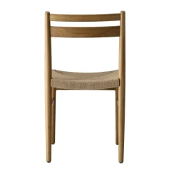 1898 Chairs*Fridhem dining chair, Papercord-laquered oak Beige