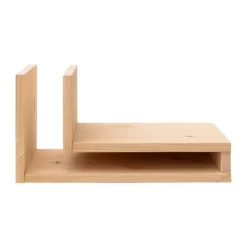 Maze Bedside Tables*F-shelf Play DIY wall shelf, Pine, right Green