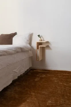 Maze Bedside Tables*F-shelf Play DIY wall shelf, Pine, right Green