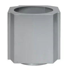 Louise Roe Garden Details & Accessories*Funki pot L 52 cm, Brushed Aluminium Silver-coloured