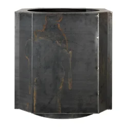 Louise Roe Garden Details & Accessories*Funki pot L 52 cm, Raw Iron Black