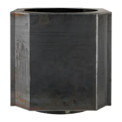 Louise Roe Garden Details & Accessories*Funki pot M 40 cm, Raw Iron Black
