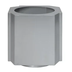 Louise Roe Garden Details & Accessories*Funki Pot XL 70 cm, Brushed Aluminium Silver-coloured