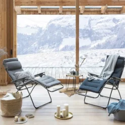 Lafuma Seating*Futura BeComfort sun lounger, Becomfort silver Grey