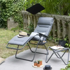 Lafuma Seating*Futura BeComfort sun lounger, Becomfort silver Grey