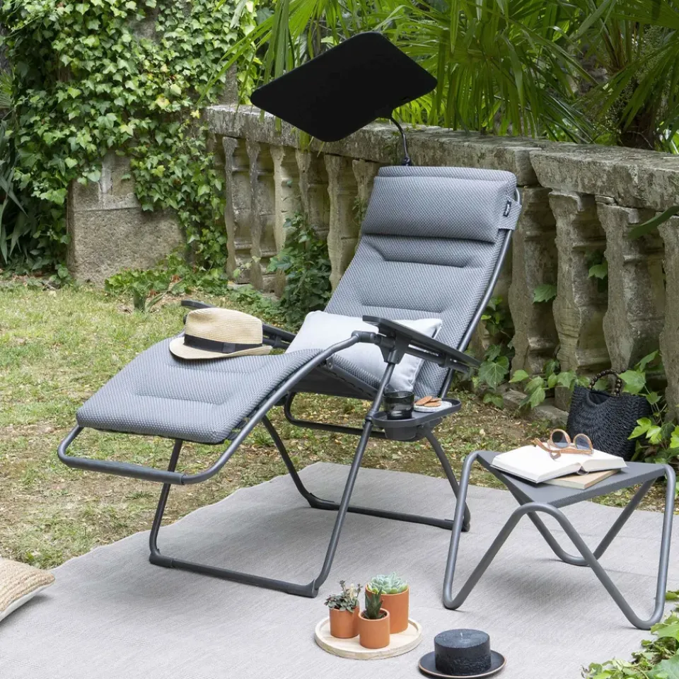 Lafuma Seating*Futura BeComfort sun lounger, Becomfort silver Grey
