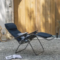 Lafuma Seating*Futura BeComfort sun lounger, Bleu Encre Blue
