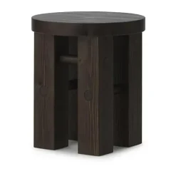Normann Copenhagen Stools*Fyr stool 45 cm, Dark Brown