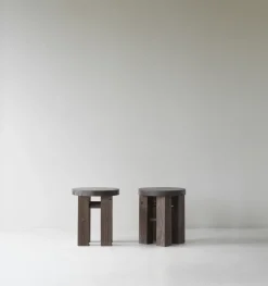 Normann Copenhagen Stools*Fyr stool 45 cm, Dark Brown