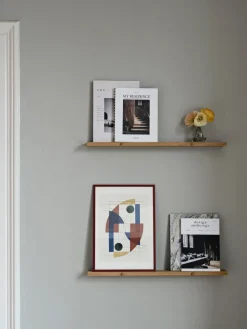 MOEBE Shelves & Shelving Systems*Gallery shelf picture strip 70 cm, Oak Brown