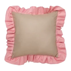 Garden Glory Garden Details & Accessories*Outdoor cushion with frill 45x45 cm, -pink Beige