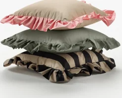 Garden Glory Garden Details & Accessories*Outdoor cushion with frill 45x45 cm, -pink Beige