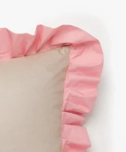 Garden Glory Garden Details & Accessories*Outdoor cushion with frill 45x45 cm, -pink Beige