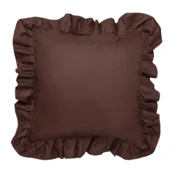 Garden Glory Garden Details & Accessories*Outdoor cushion with frill 45x45 cm, Brown