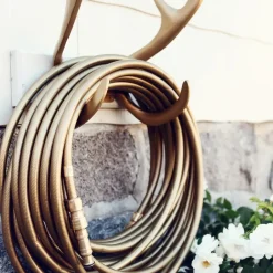 Garden Glory Garden Details & Accessories*wall mount reindeer, Gold Gold-coloured