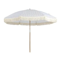 Brafab Sun Protection*Gatsby parasol, stripe, Ø256 cm Grey
