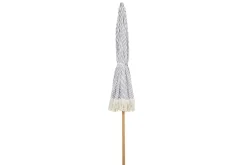 Brafab Sun Protection*Gatsby parasol, Grey stripe, Ø185 cm Beige