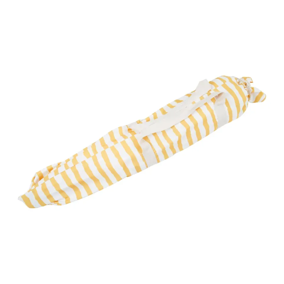 Brafab Sun Protection*Gatsby parasol, Yellow stripe, Ø256 cm Beige