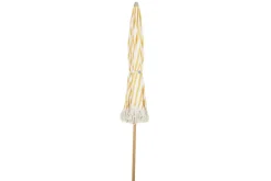 Brafab Sun Protection*Gatsby parasol, Yellow stripe, Ø185 cm Beige