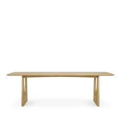 Ethnicraft Dining Tables*Geometric dining table, Oak 250 cm Beige