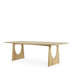 Ethnicraft Dining Tables*Geometric dining table, Oak 250 cm Beige