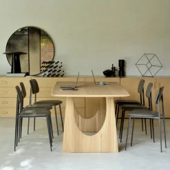 Ethnicraft Dining Tables*Geometric dining table, Oak 250 cm Beige