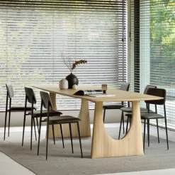 Ethnicraft Dining Tables*Geometric dining table, Oak 250 cm Beige