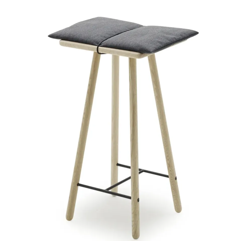 Fritz Hansen Bar Stools*Georg barstool low, Oak BrownGrey