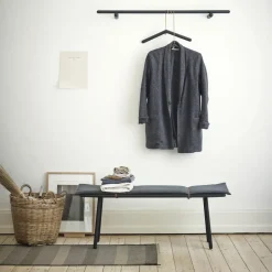 Fritz Hansen Benches*Georg bench, Black stained oak GreyBlack
