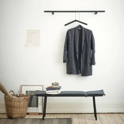 Fritz Hansen Benches*Georg bench, Untreated oak-incl. seat cushion Beige
