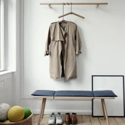 Fritz Hansen Benches*Georg bench, Untreated oak-incl. seat cushion Beige