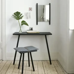 Fritz Hansen Stools*Georg stool, black-painted oak GreyBlack