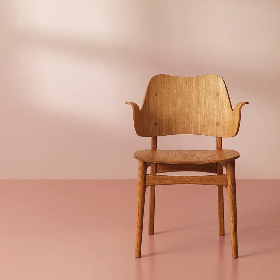 Warm Nordic Chairs*Gesture chair, Teakwood oak Brown