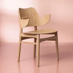 Warm Nordic Chairs*Gesture chair, White oiled oak Beige