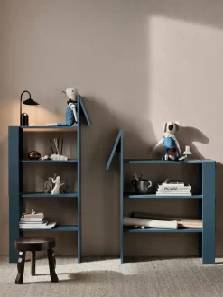 Ferm Living Shelves & Shelving Systems*Giraffe bookshelf 69x140 cm, Dark Blue
