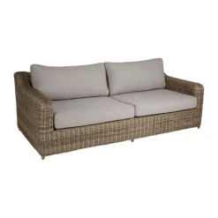 Brafab Garden Sofas & Garden Benches|Balcony Furniture*Glendon 3 seater sofa, Rustic beige-beige Brown