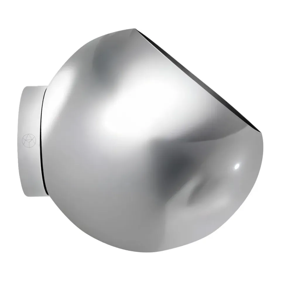 AYTM Garden Details & Accessories*Globe flower pot wall Ø21 cm, Silver Silver-coloured