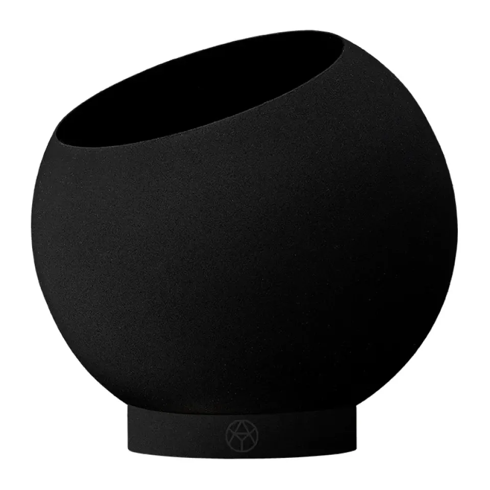 AYTM Garden Details & Accessories*Globe flowerpot Ø17 cm, Black