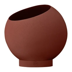 AYTM Garden Details & Accessories*Globe flowerpot Ø17 cm, Gingerbread Brown