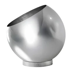AYTM Garden Details & Accessories*Globe flowerpot Ø30 cm, Silver Silver-coloured