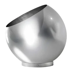 AYTM Garden Details & Accessories*Globe flowerpot Ø37 cm, Silver Silver-coloured