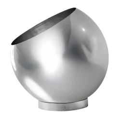 AYTM Garden Details & Accessories*Globe flowerpot Ø21 cm, Silver Silver-coloured