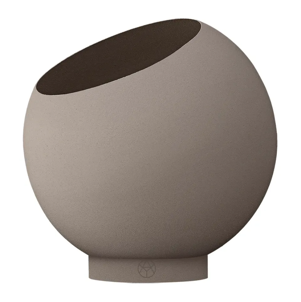 AYTM Garden Details & Accessories*Globe flowerpot Ø21 cm, Taupe GreyBeige