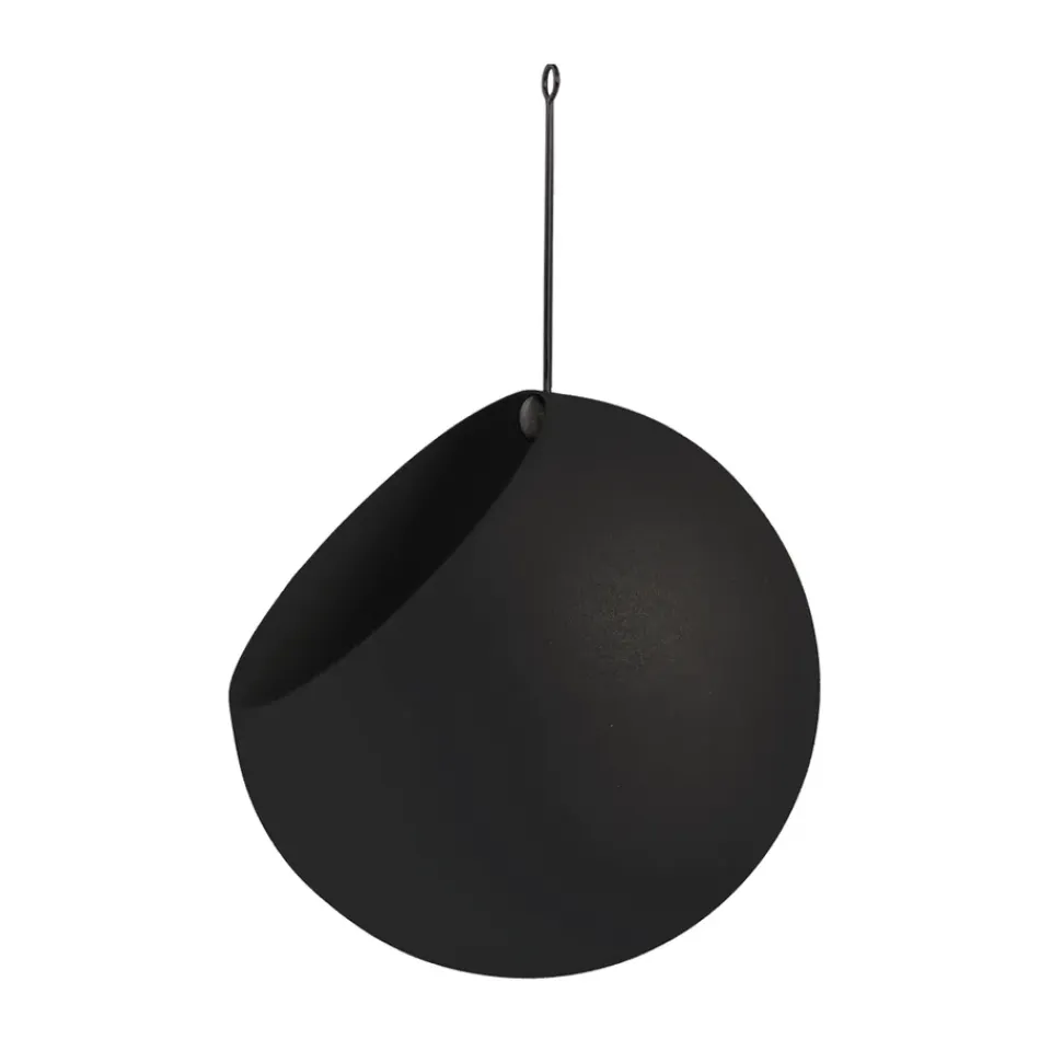 AYTM Garden Details & Accessories*GLOBE hanging pot Ø21 cm h32 cm, Black