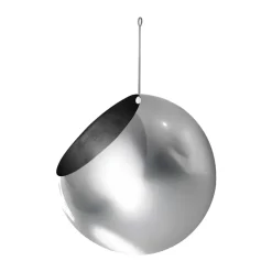AYTM Garden Details & Accessories*GLOBE hanging pot Ø17 cm h28 cm, Silver Silver-coloured