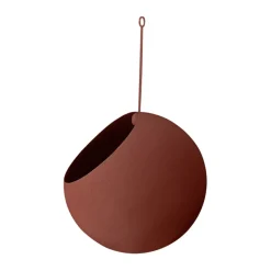AYTM Garden Details & Accessories*GLOBE hanging pot Ø17 cm h28 cm, Gingerbread Brown