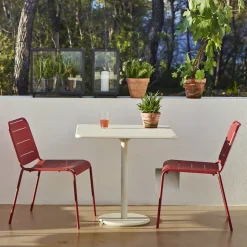 Cane-line Table For Outdoor Use|Balcony Furniture*Go coffee table 75x75 cm, Lava -lava Grey