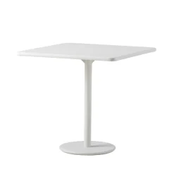 Cane-line Table For Outdoor Use|Balcony Furniture*Go coffee table 75x75 cm, Vit-vit White